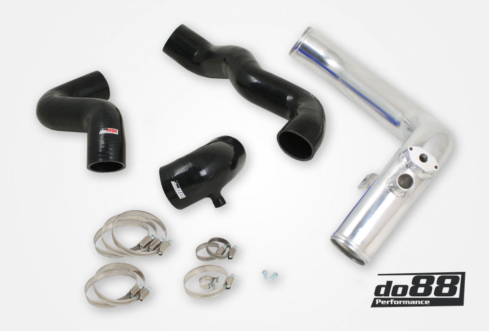 DO88 PP-03-og93S SAAB 9-3 99-02 T7 Pressure pipe with Black hoses