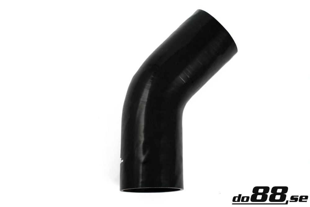 DO88 SB45G114 Silicone Hose Black 45 degree 4,5'' (114mm)