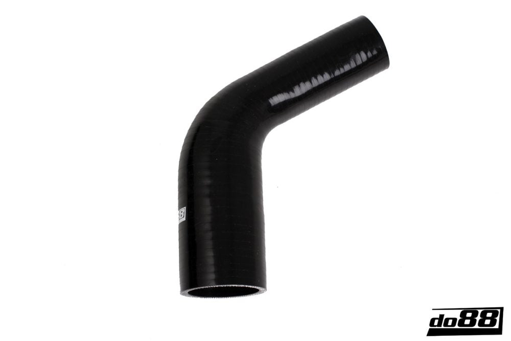 DO88 SBR60G45-63 Silicone Hose Black 60 degree 1,75 - 2,5'' (45-63mm)