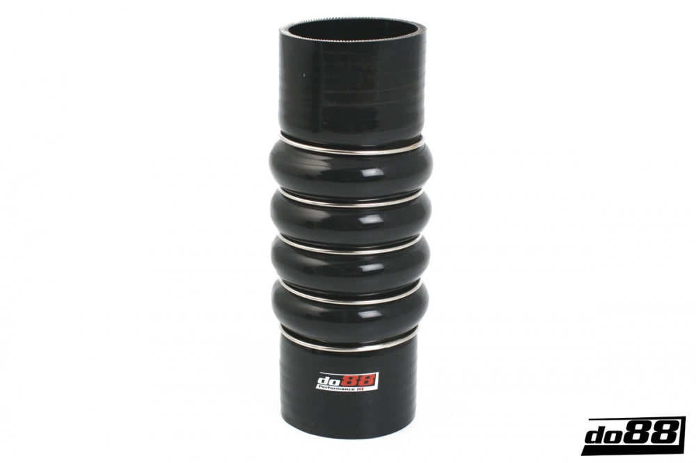DO88 SCAC70 Silicone Hose Black 4-Humps 2,75'' (70mm)