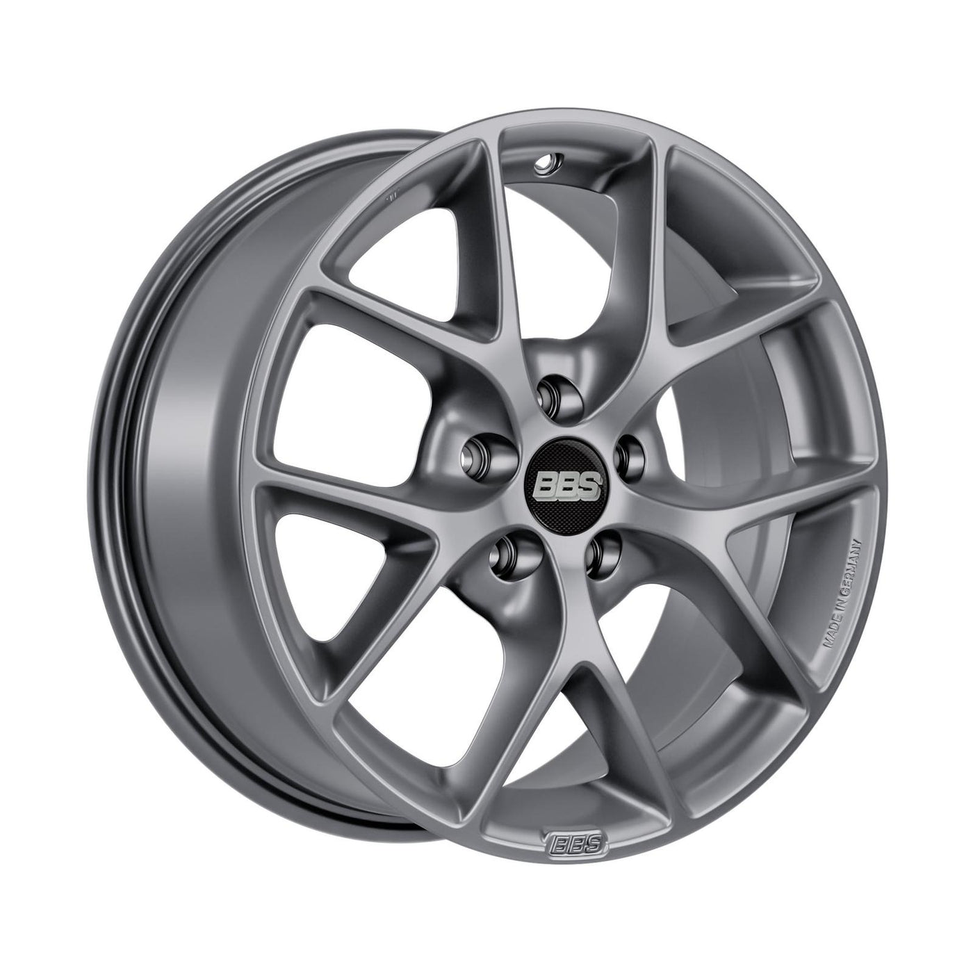 BBS SR alloy wheel in Himalaya Grey Matt - 7x16 PCD5x114.3 Offset45