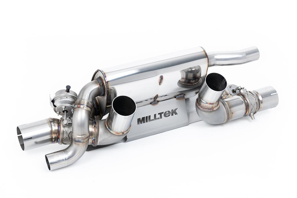 MillTek SSXPO202 Rear Silencer(s) Works with PSE Equipped Cars Only with JET-115 Carbon Tips