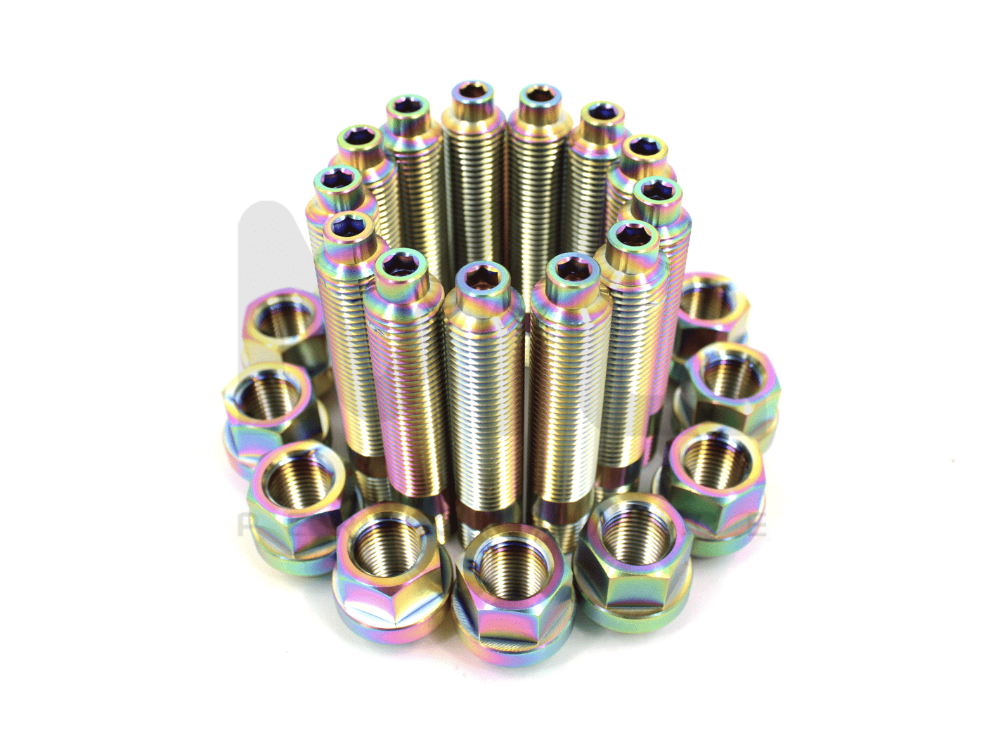 VTT M14/M12 Titanium Wheel Stud Kit