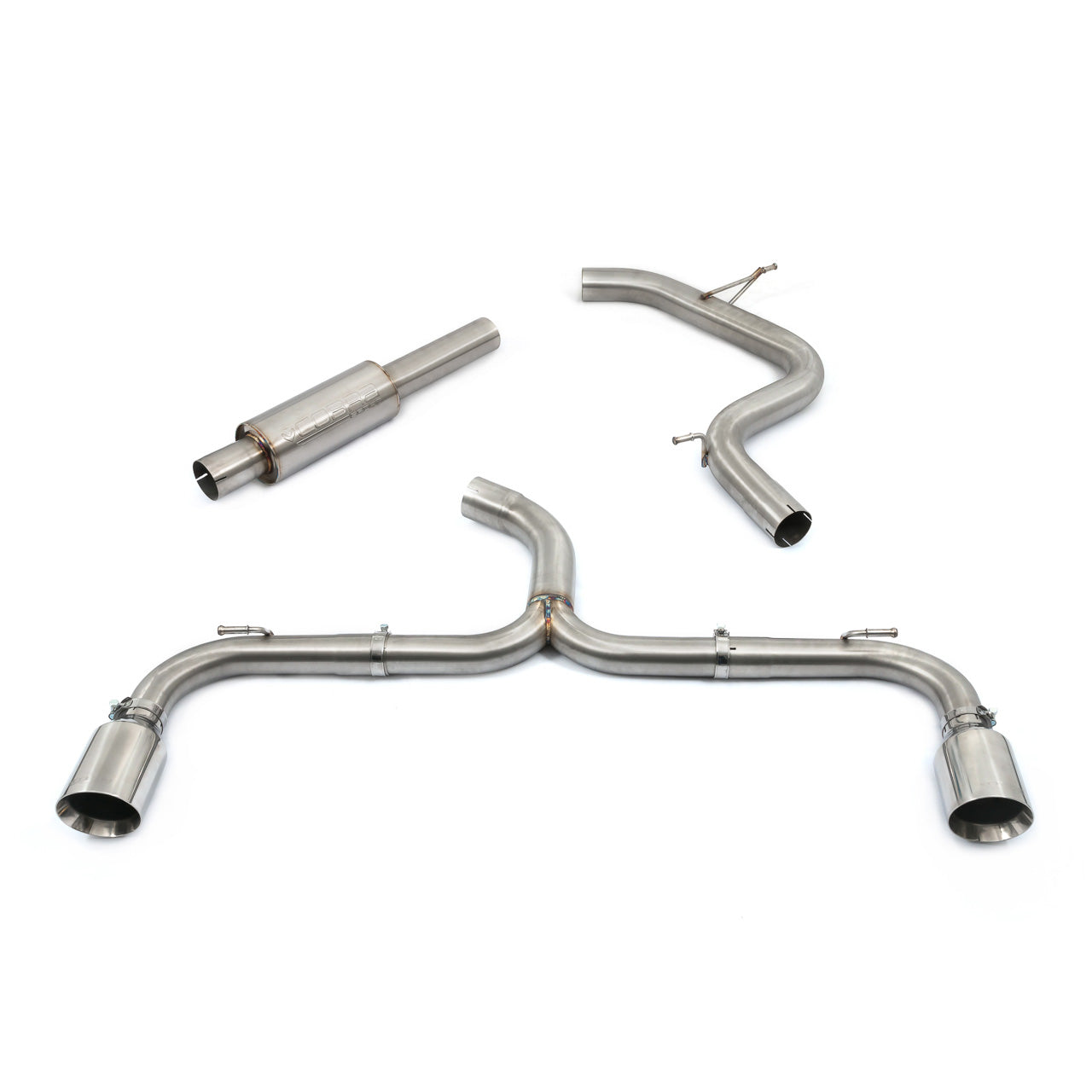 Cobra Exhaust VW Golf GTI (Mk8) 2.0 TSI (20+) Box Delete Race GPF Back Performance Exhaust |