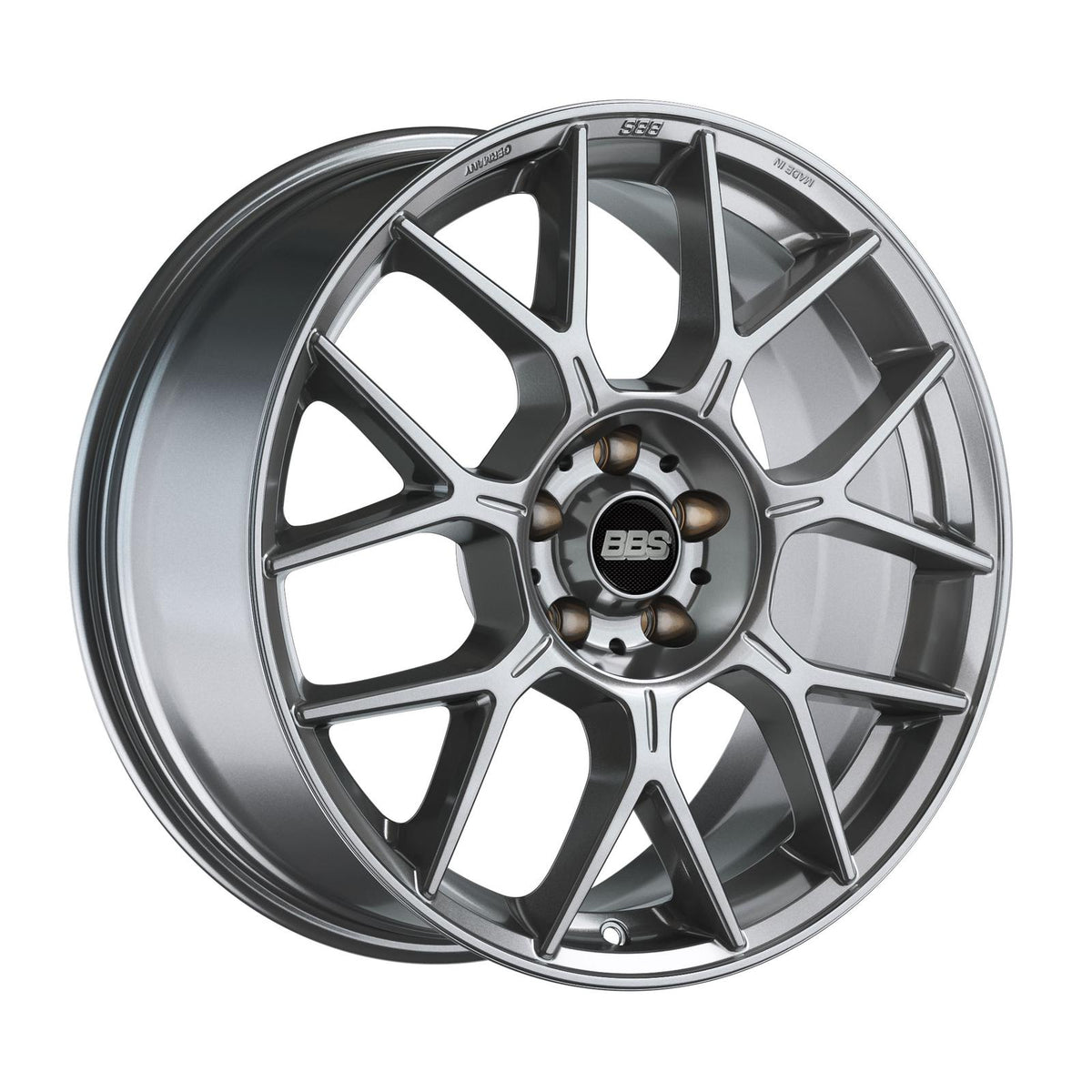 BBS XR alloy wheel in Platinum Grey - 8.5x19 PCD5x114.3 Offset40