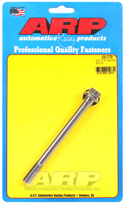 ARP GM 7/16 Mandrel Bolt Kit