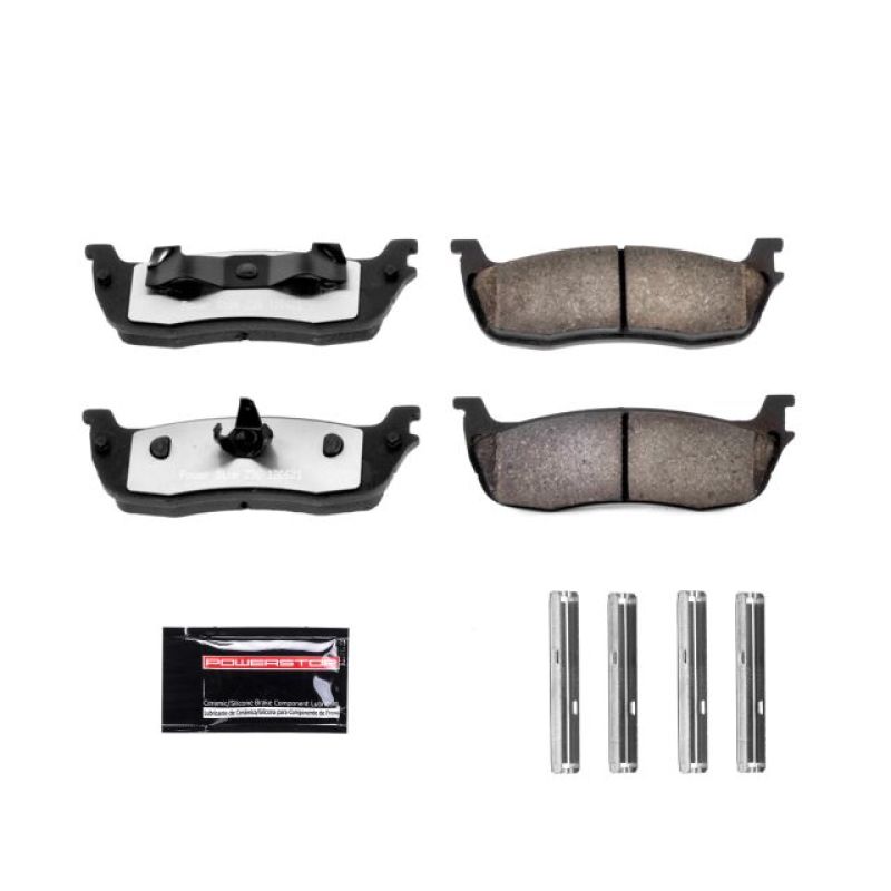 PowerStop Power Stop 97-02 Ford Expedition Rear Z36 Truck & Tow Brake Pads w/Hardware