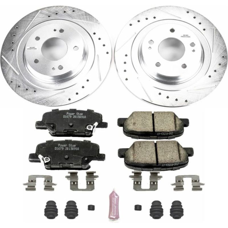 PowerStop Power Stop 14-18 Mitsubishi Outlander Rear Z23 Evolution Sport Brake Kit