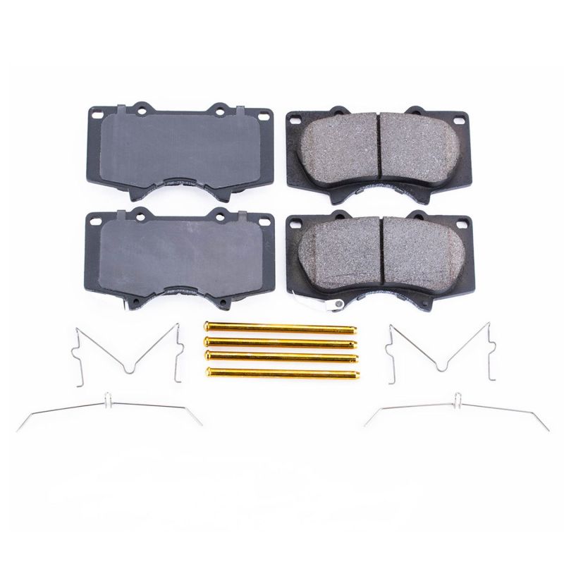 PowerStop Power Stop 10-19 Toyota 4Runner Front Z17 Evolution Ceramic Brake Pads w/Hardware