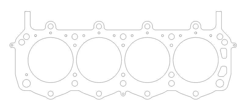 Cometic Gasket Cometic Ford Man-O-War 6 Bolt 10 Degree Heads 4.180in Bore .040in MLS Head Gasket
