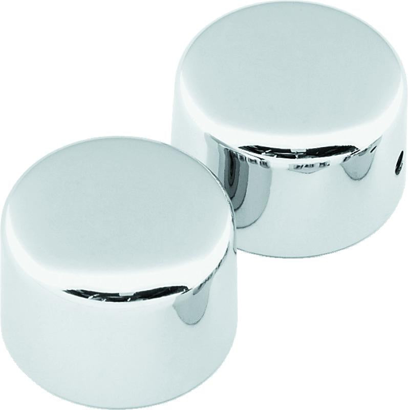 Bikers Choice 08-Up Big Twin Black Axle Cap Set Front