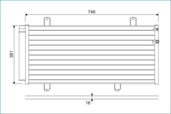 VALEO VAL822584 Air Conditioning Condenser