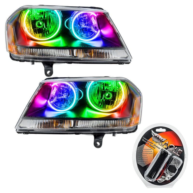 ORACLE Lighting Oracle 08-14 Dodge Avenger RT SMD HL - Black - ColorSHIFT