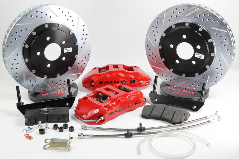Baer Brakes 84-87 Chevrolet Corvette 14in Extreme+ Rear SDZ Brake Kit - Black