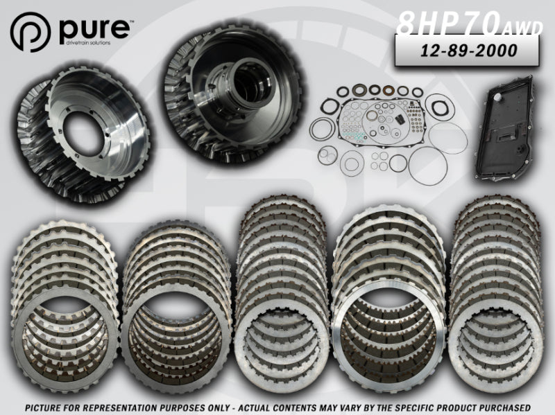 Pure Drivetrain Solutions Pure Drivetrain 8HP70 High Performance Transmission Hard Parts Kit - AWD - Stage 2