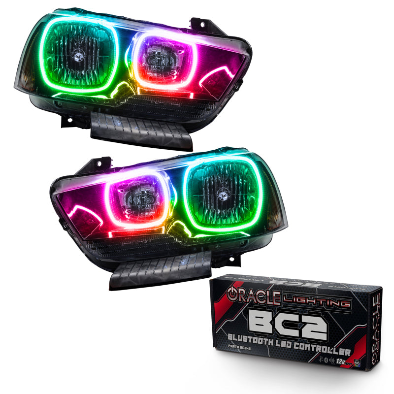 ORACLE Lighting Oracle 11-14 Dodge Charger SMD HL (Non-HID) - ColorSHIFT w/ BC1 Controller