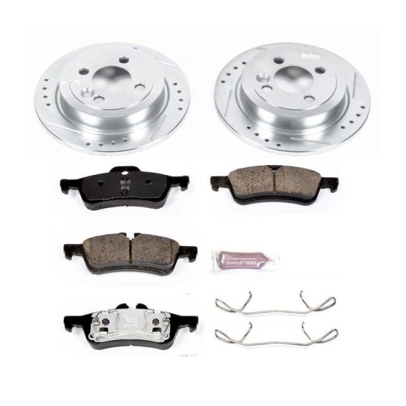 PowerStop Power Stop 07-08 Mini Cooper Rear Z23 Evolution Sport Brake Kit