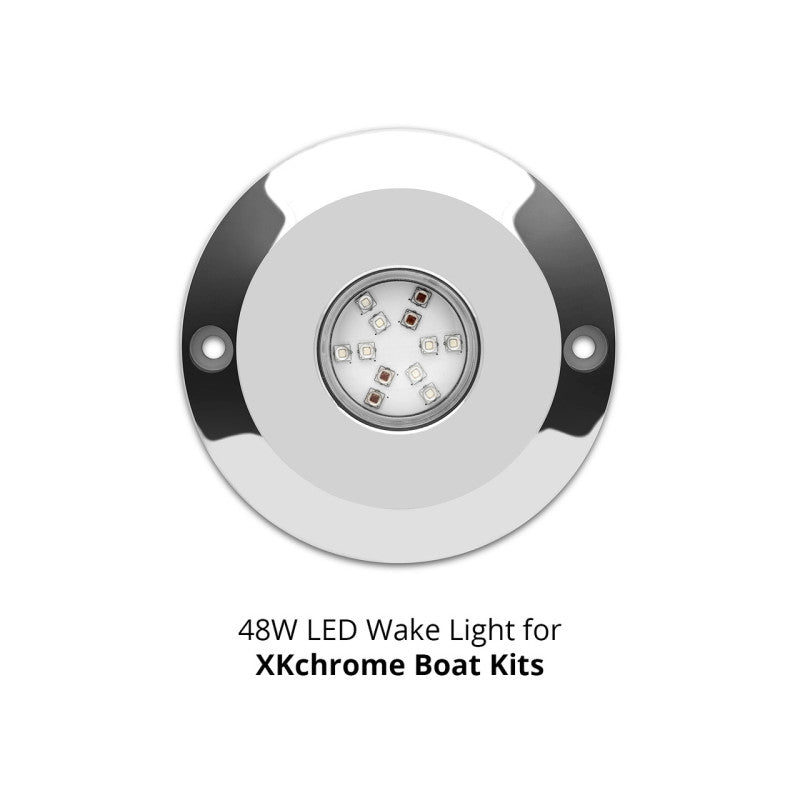 XKGLOW XK Glow Round Surface Mount Marine IP 68 Underwater Light 48W