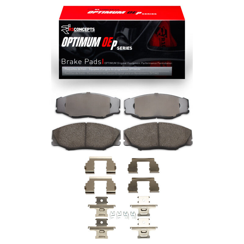 R1 Concepts R1 93-98 Toyota T100 Front Optimum OE Brake Pads & Hardware Kit