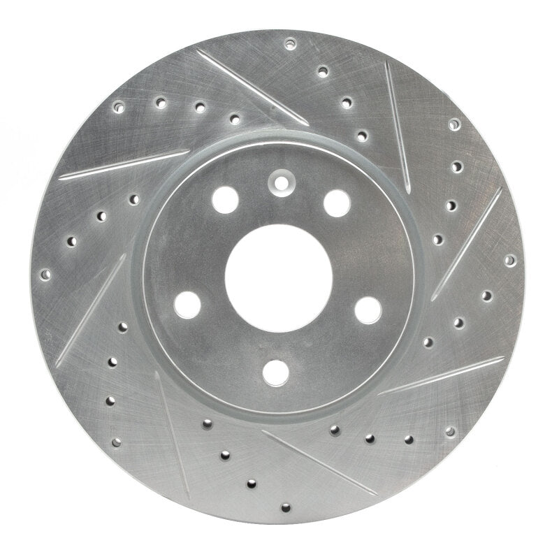 R1 Concepts R1 10-25 Buick ALLURE Front Right Drilled & Slotted Silver Brake Rotor