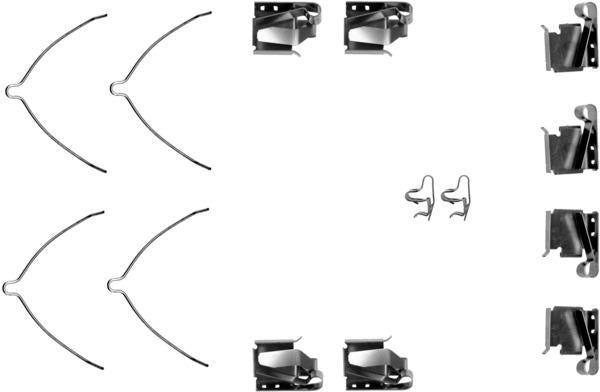 TEXTAR 82061000 Brake Pad Fitting Kit