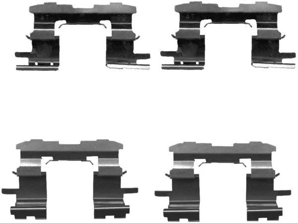 TEXTAR 82075300 Brake Pad Fitting Kit