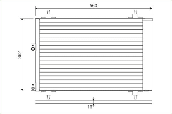 VALEO VAL814080 Air Conditioning Condenser