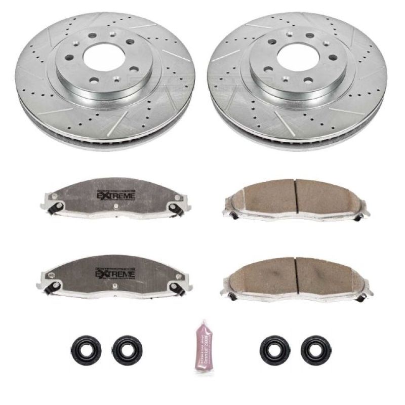 PowerStop Power Stop 03-07 Cadillac CTS Front Z26 Street Warrior Brake Kit