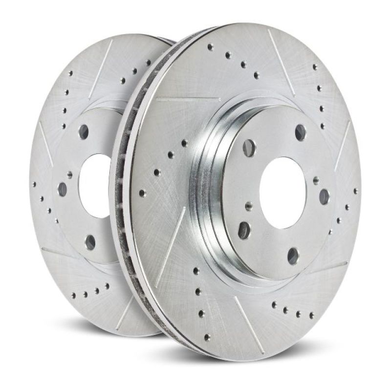 PowerStop Power Stop 07-17 Ford Expedition Rear Left Drilled & Slotted Rotor