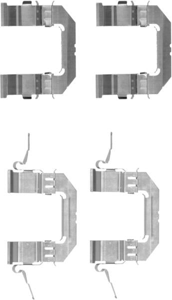 TEXTAR 82507500 Brake Pad Fitting Kit
