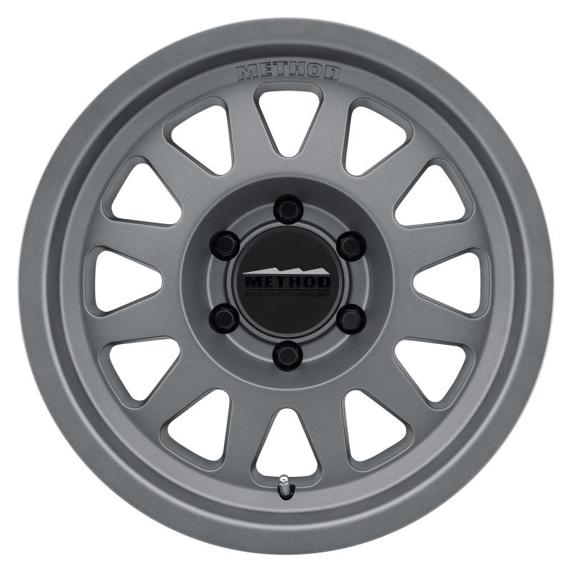Method Wheels Method MR704 17x8.5 0mm Offset 6x5.5 106.25mm CB Matte Titanium Wheel