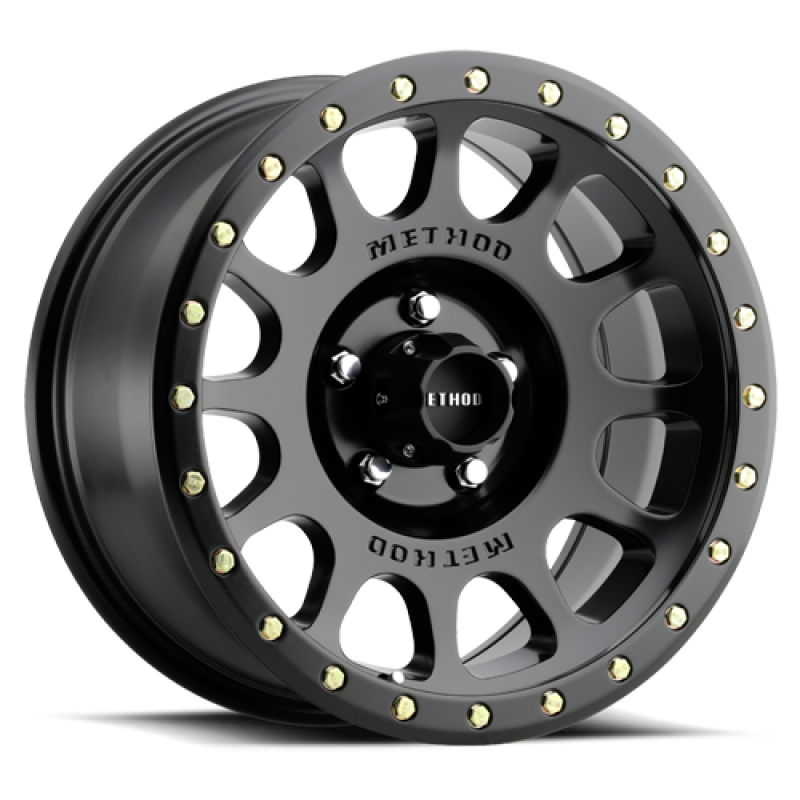 Method Wheels Method MR305 NV 18x9 0mm Offset 5x150 116.5mm CB Matte Black Street Loc Wheel