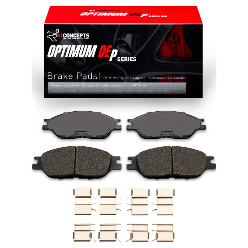 R1 Concepts R1 99-03 Ford Windstar Front Optimum OE Pads & Hardware Kit