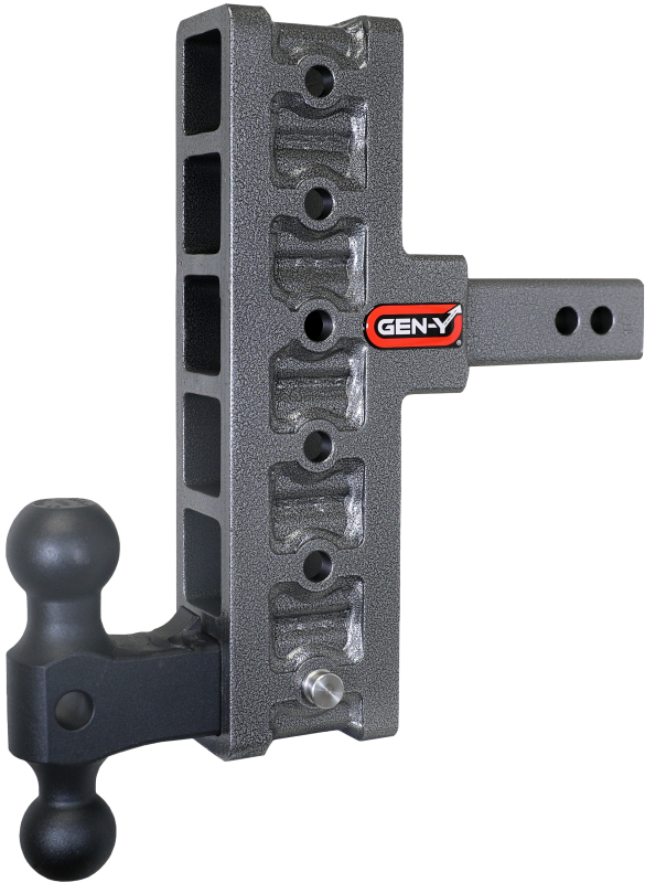 GEN-Y Hitch Gen-Y Mega Duty 2in Shank 7.5in Offset Drop 2K TW 16K Hitch w/GH-051 Dual-Ball