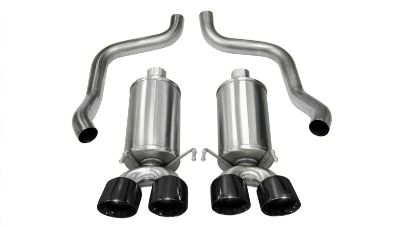 CORSA Performance Corsa 2005-2007 Chevrolet Corvette C6 6.0L V8 Black Xtreme Axle-Back Exhaust