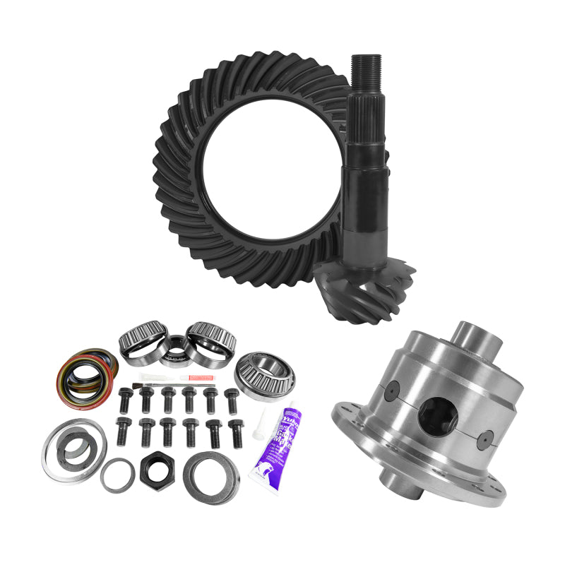 Yukon Gear & Axle Yukon Gear 11.25in Dana 80 Thin 3.73 Rear Ring & Pinion Install Kit 35 Spline Positraction 4.375in