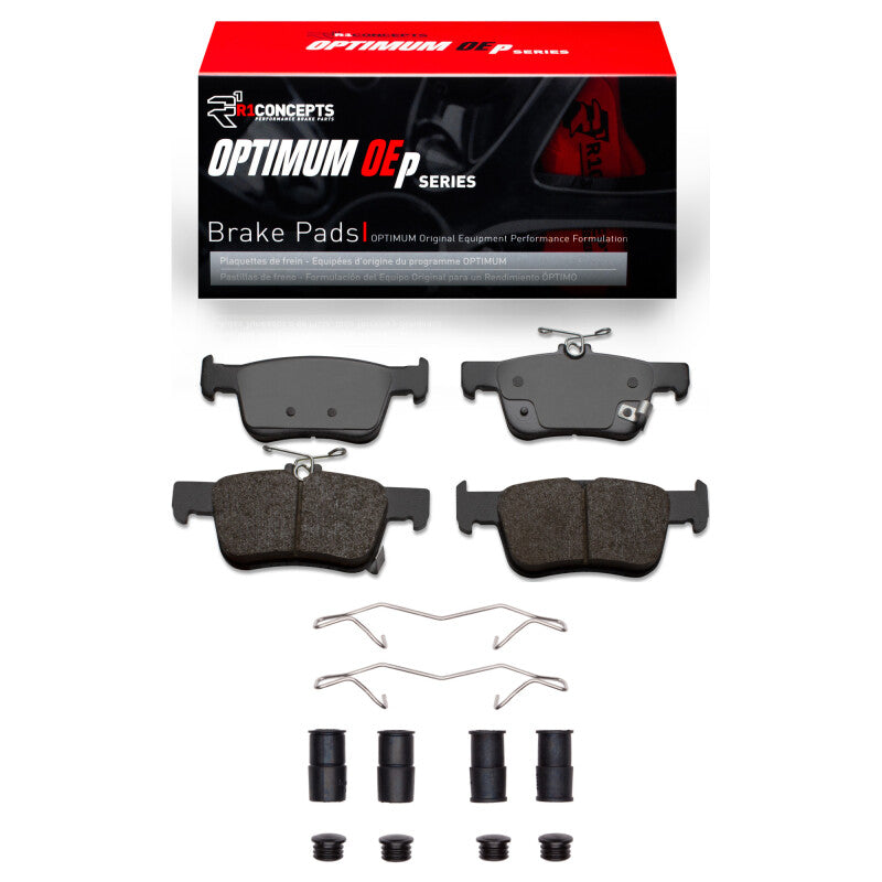 R1 Concepts R1 2018-2025 Acura Integra Rear R1 Optimum OE Pads & Hardware Kit