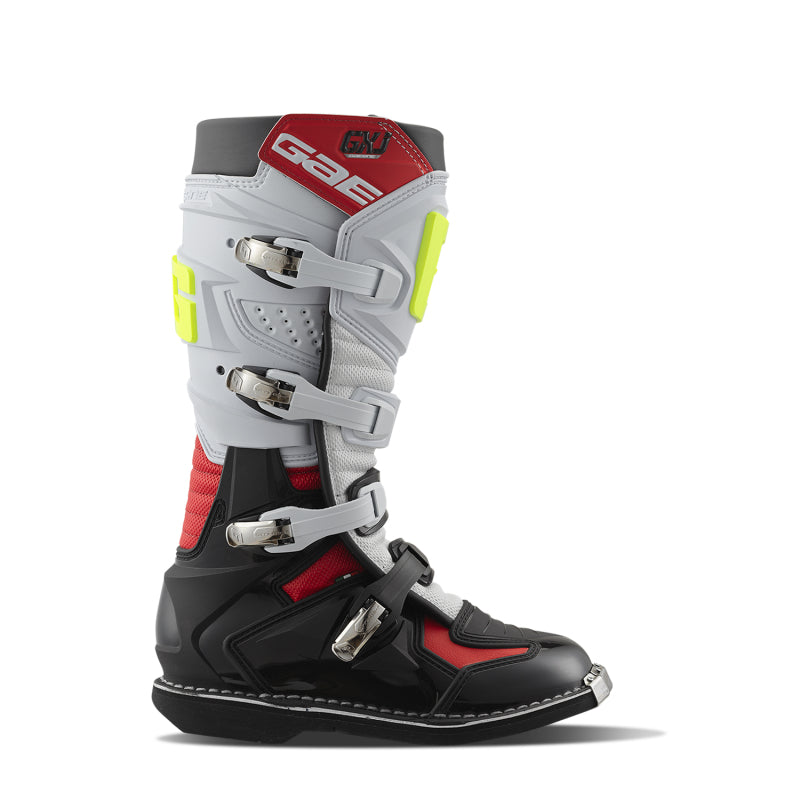 Gaerne GXJ Boot Black/White/Red Size Youth - 6.5