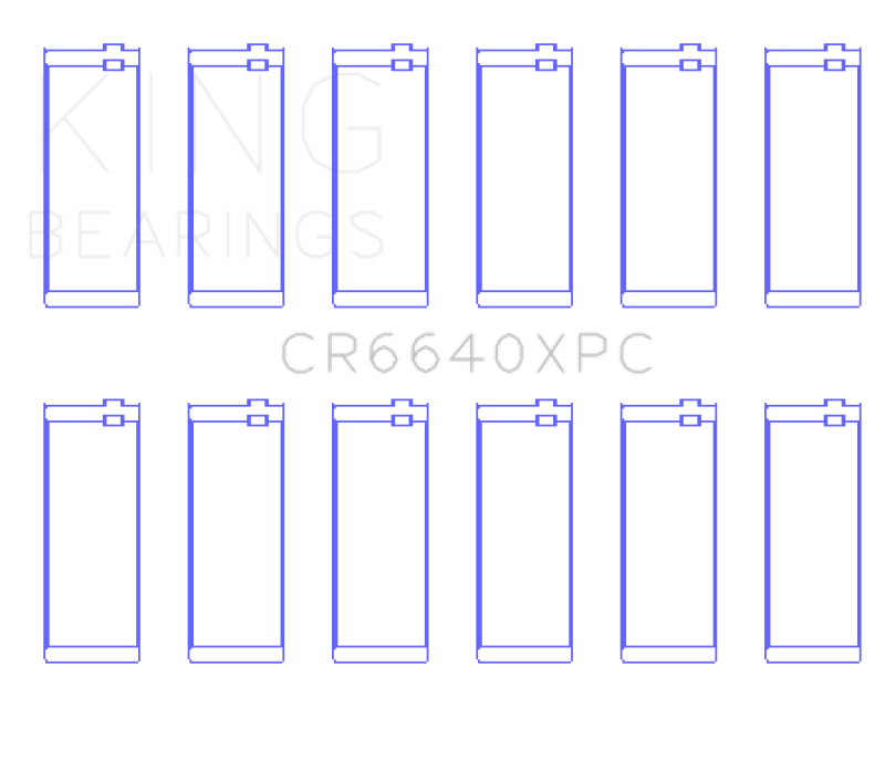 King Engine Bearings BMW M20 & M50 2.0L/2.5L/2.7L Coated Performance Rod Bearing Set