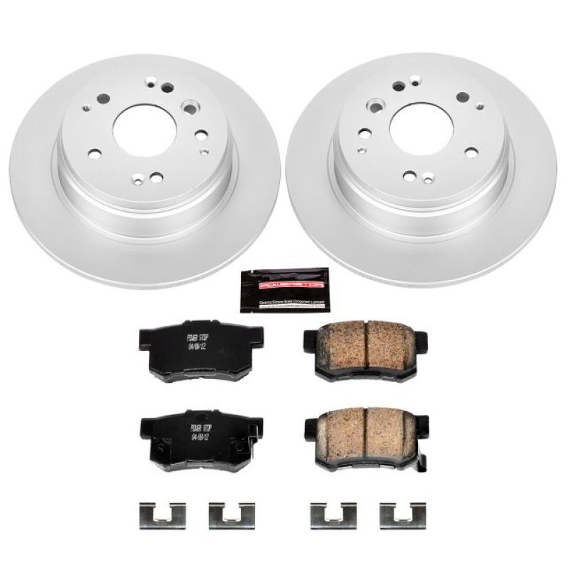 PowerStop Power Stop 04-08 Acura TL Rear Z17 Evolution Geomet Coated Brake Kit