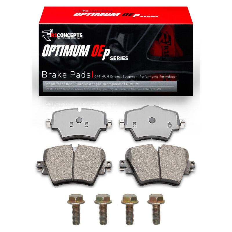 R1 Concepts R1 -25 BMW 330I Front Optimum OE Pads & Hardware Kit