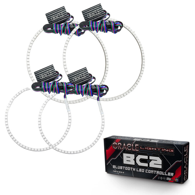 ORACLE Lighting Oracle Jeep Grand Cherokee 08-10 Halo Kit - ColorSHIFT w/ BC1 Controller