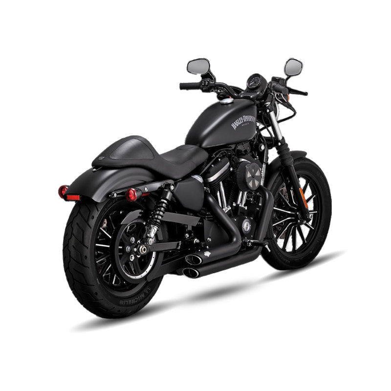 Vance and Hines Vance & Hines HD Sportster 14-22 Shortshots Staggered Black Full System Exhaust