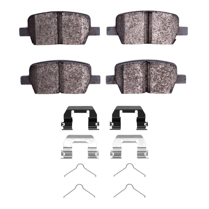 R1 Concepts R1 16-24 Buick Enclave Rear Semi Met Pads & Hardware Kit