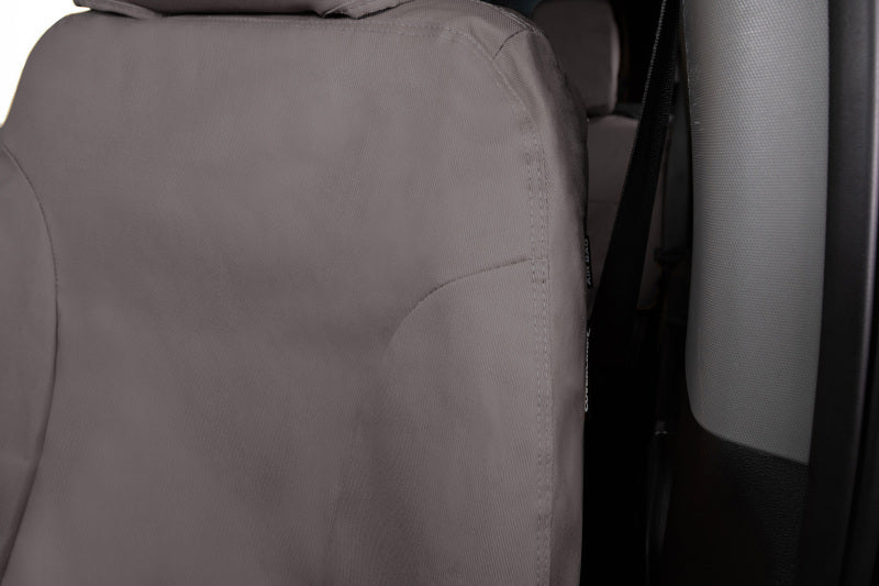 Covercraft 13-16 Dodge RAM Polycotton SeatSaver Custom Front Row Seat Covers - Misty Grey