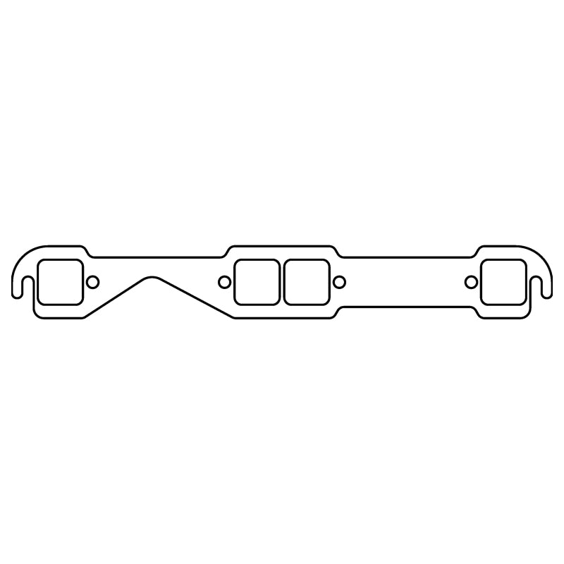 Cometic Gasket Cometic Chevy Gen1 Small Block V8 .060in HTS Exhaust Manifold Gasket Set-1.55in x 1.55in Square Port