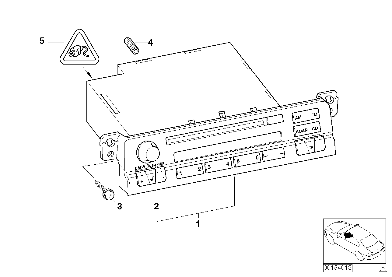 Genuine BMW 61138384567 E60 R56 E86 Fuse (Inc. 745LiS, Cooper D & 323Ci)