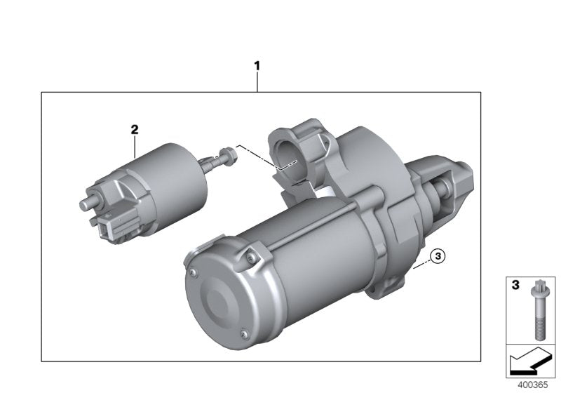 Genuine BMW 12418657337 Starter DENSO