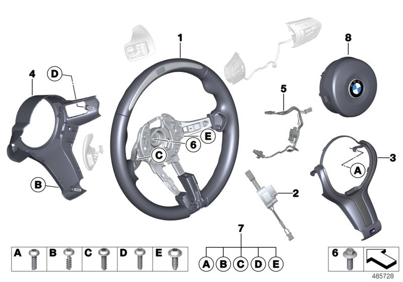 Genuine BMW 32308417548 Steering Wheel M235I RACING (Inc. M235i Racing) | UK Car Parts