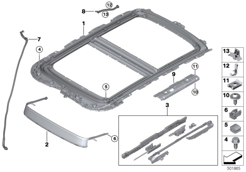 Genuine BMW 54107379626 F55 Rubber Buffer (Inc. Cooper ALL4, Cooper & Cooper D)
